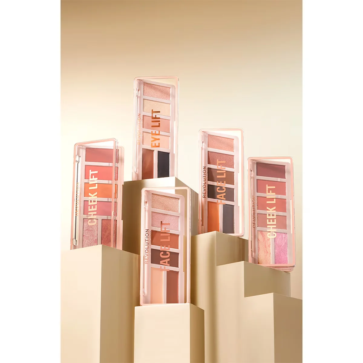 Revolution Wangenlift Rouge Palette - Korallen Traumglanz