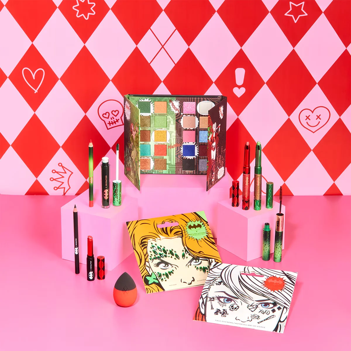Revolution X Dc Poison Ivy Makeup Face Stone