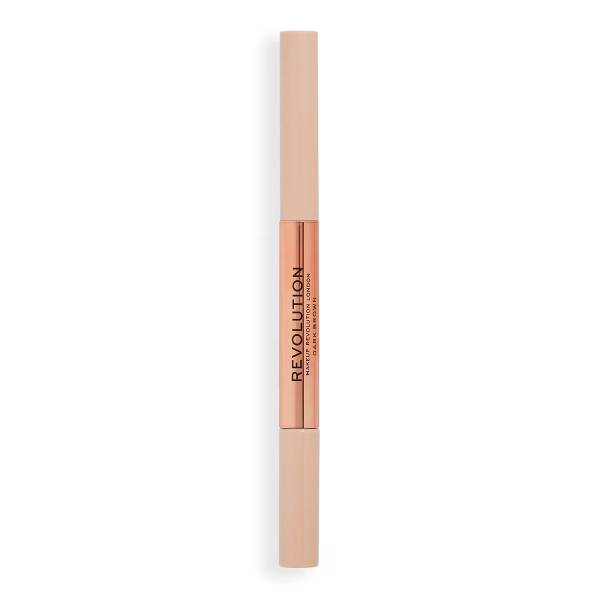 Revolution Fluffy Brow Duo Brow Pencil And Brow Mascara Dark Brown