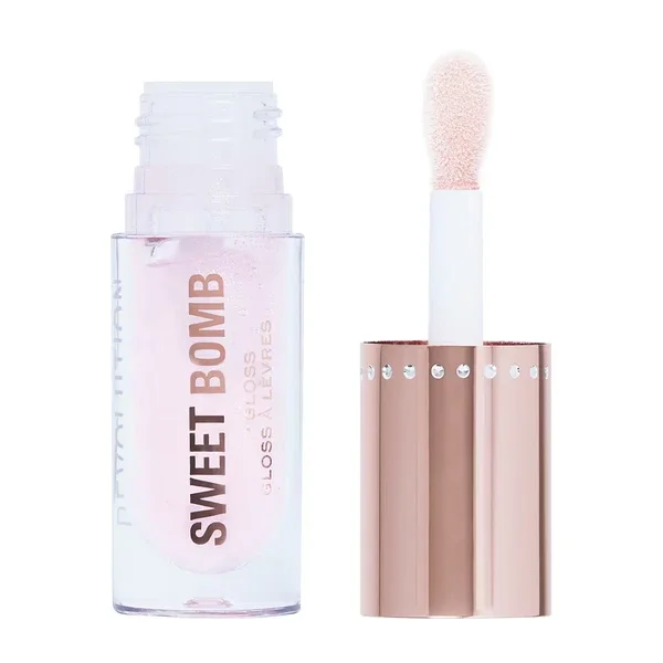 Revolution Y2 k Baby Sugar Bomb Lip Gloss Pink Glitter