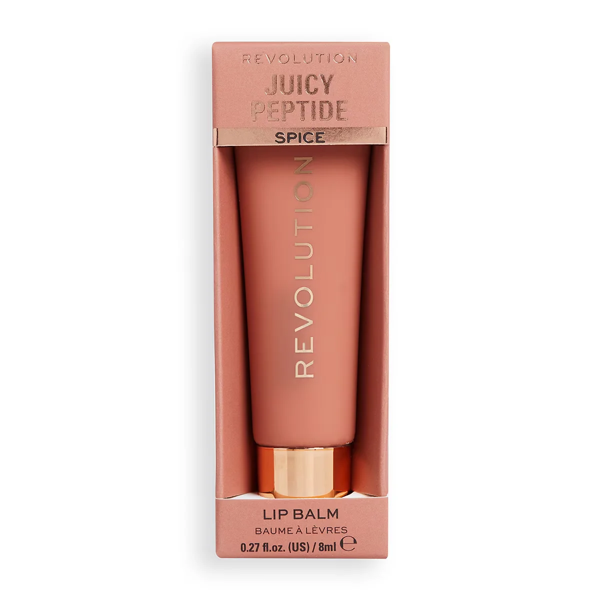 Бальзам для губ Juicy Peptide Nude Spice от Revolution
