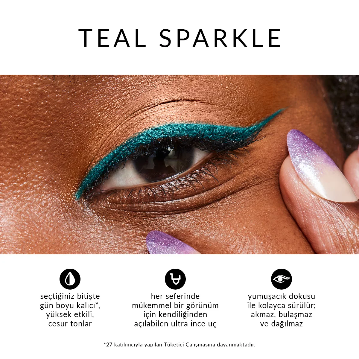 Avon Glimmerstick Lift Eye Pencil Teal Sparkle