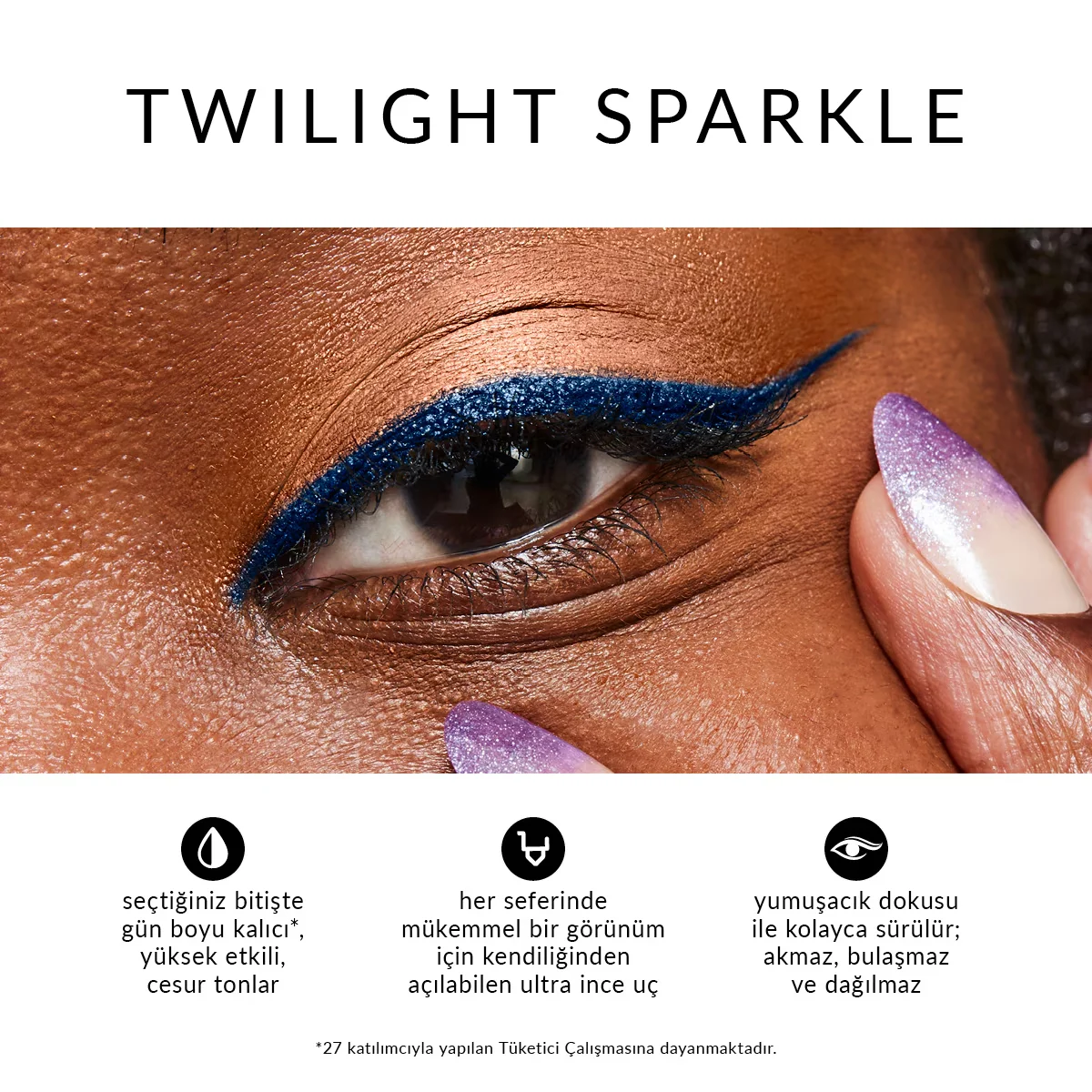 Avon Glimmerstick Lift-up Eyeliner Pencil Twilight Sparkle