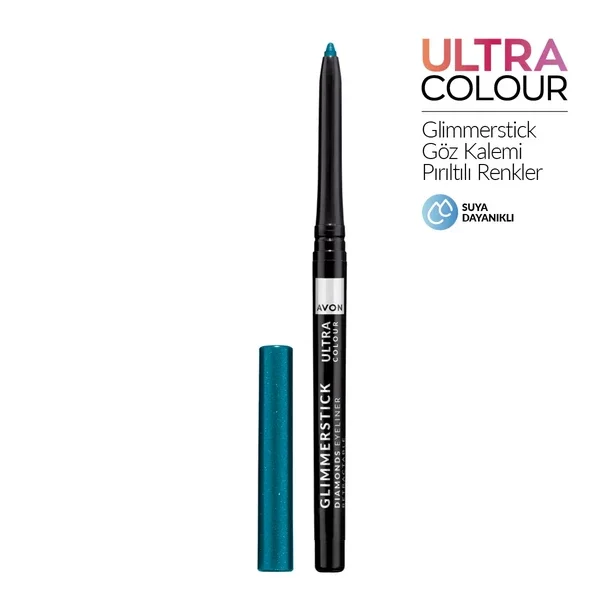Avon Glimmerstick Lift Eye Pencil Aqua Sparkle