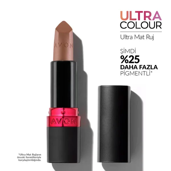Avon Ultra Matte Lipstick Coffee Date