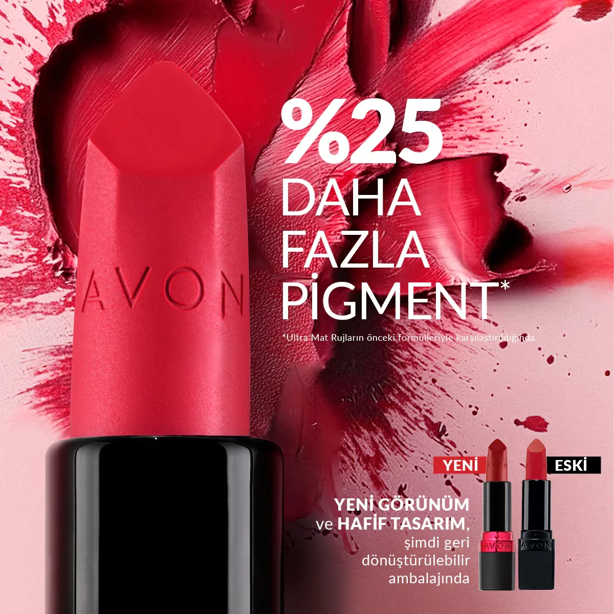 Avon Ultra Matte Lippenstift Pure Pink