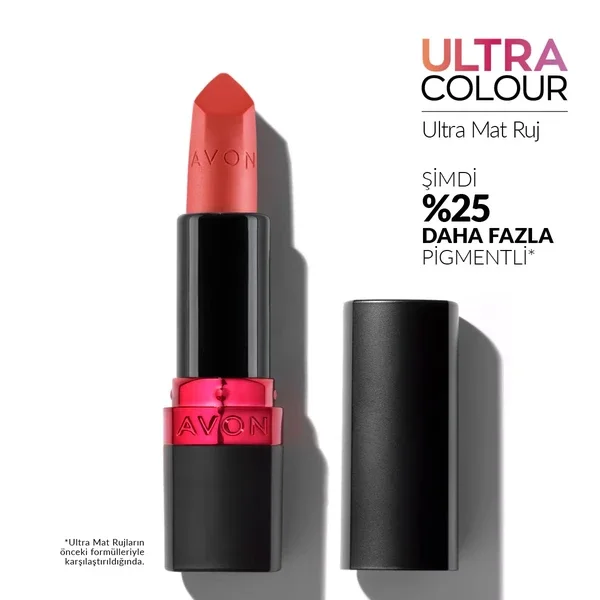 Avon Ultra Matte Lipstick Fiercely Red