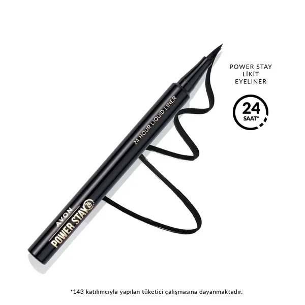 Avon Power Stay Eyeliner Blackest Black