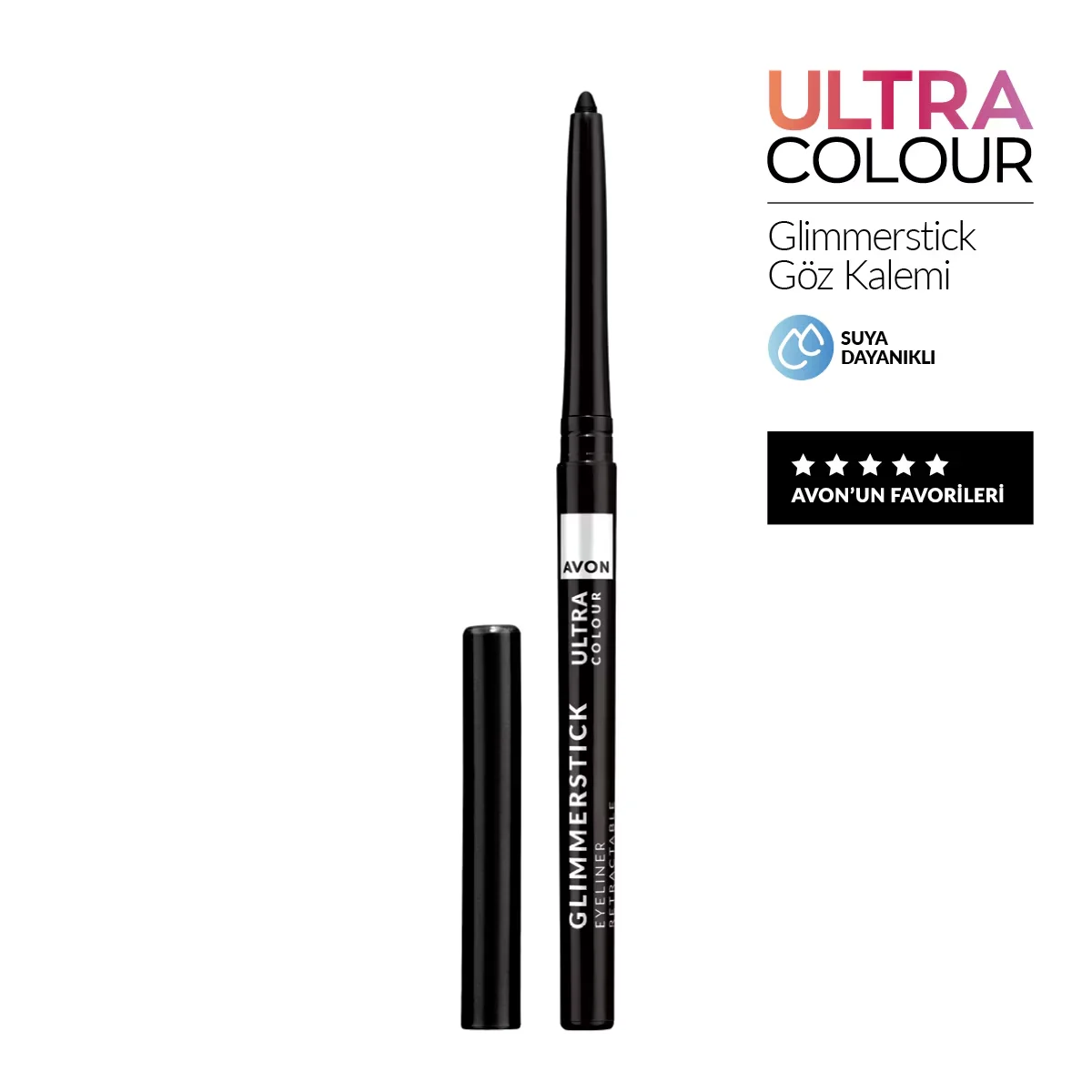 Avon Glimmerstick Lift Eye Pencil Blackst Black