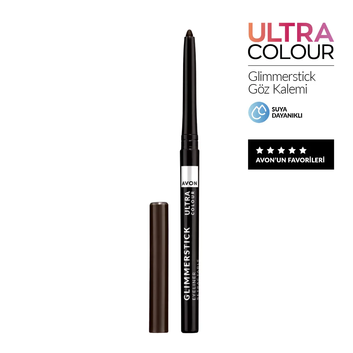 Avon Glimmerstick Lift-up Eye Pencil Cosmic Brown