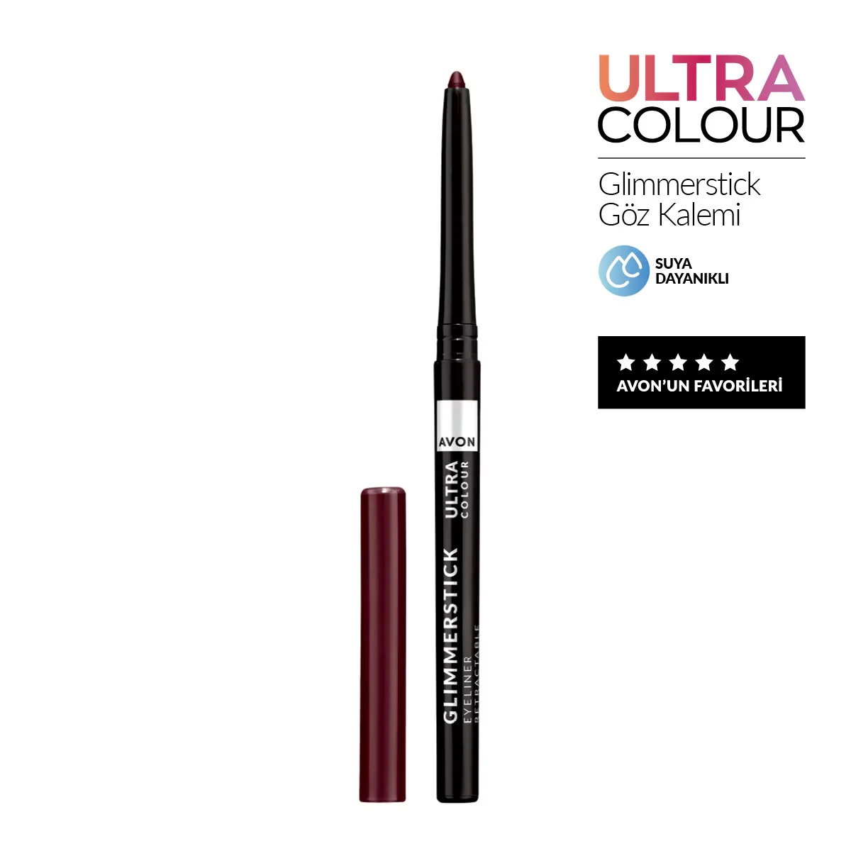 Avon Glimmerstick Lift-up Eyeliner Cherry Red