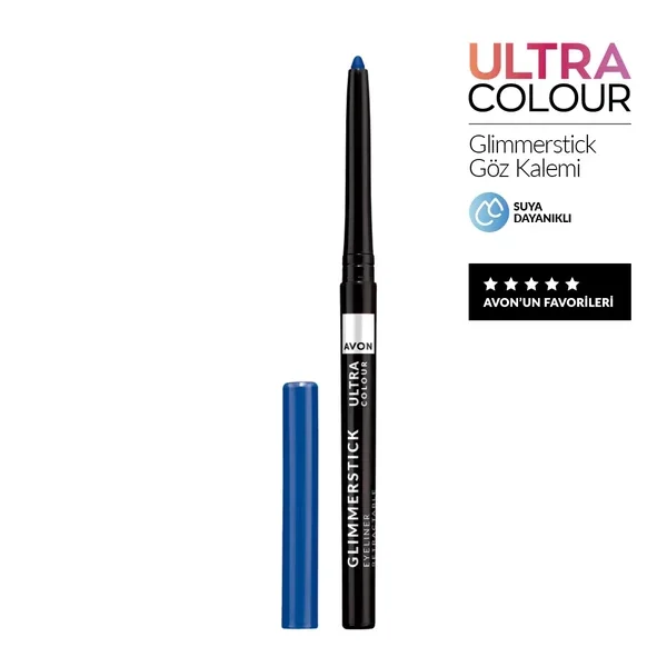 Avon Glimmerstick Lift-up Eyeliner Pencil Azure Blue