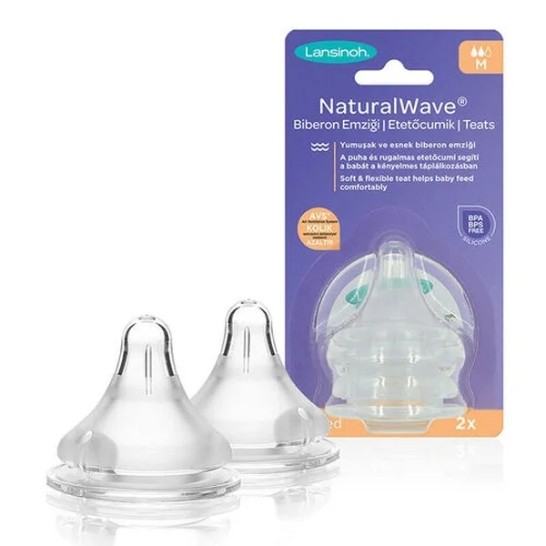 Соска для бутылочки Lansinoh Natural Wave - средний поток