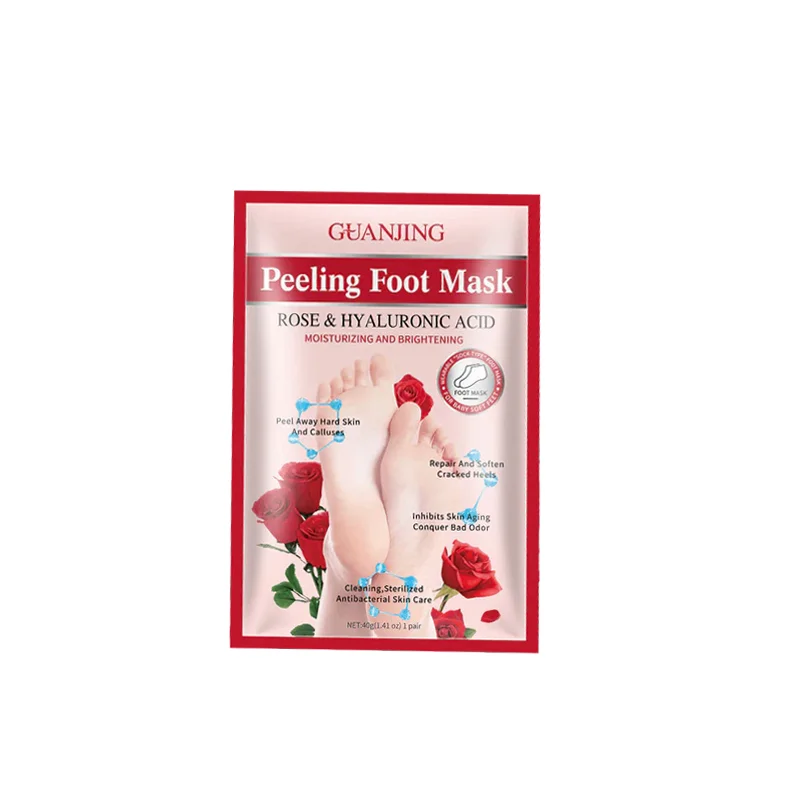 Guanjing Rose &amp; Hyaluronic Acid Peeling Foot Mask 40 g