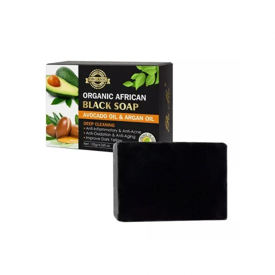 African Black Soap with Avocado Oil and Argan Oil by Buy My 120g