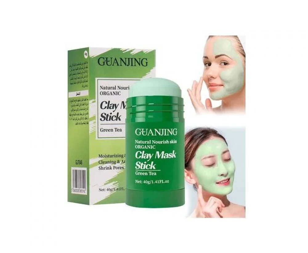 Green Tea Roll Mask with Ginseng Extracts 40g