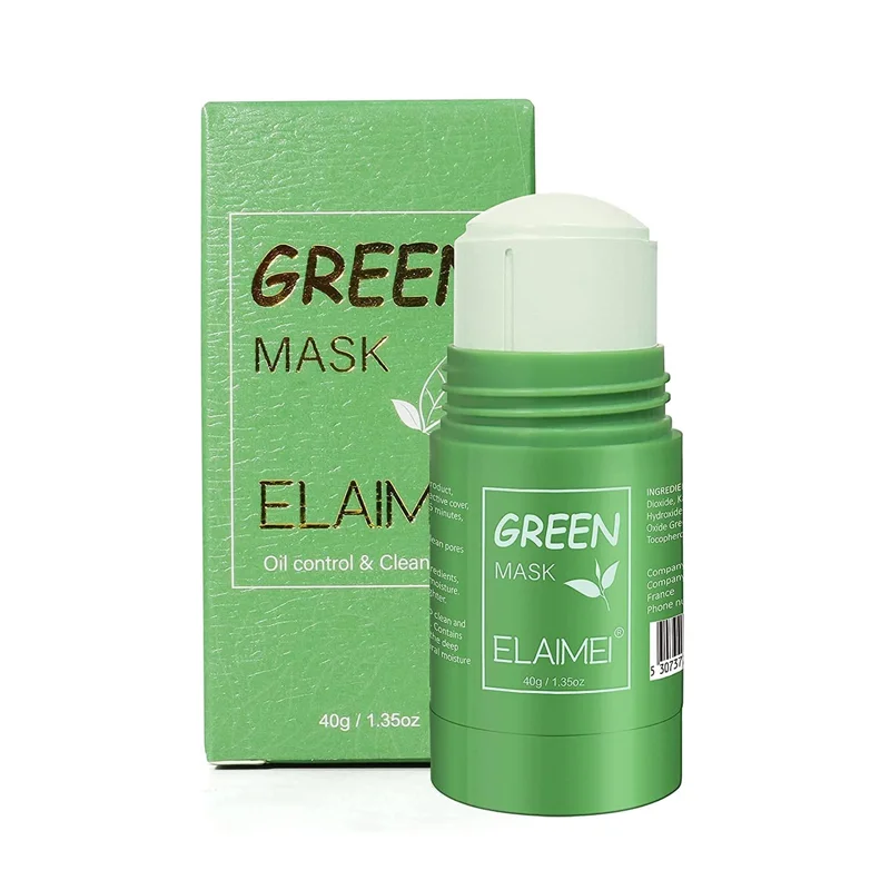 Green Tea Roll Mask with Ginseng Extracts 40g