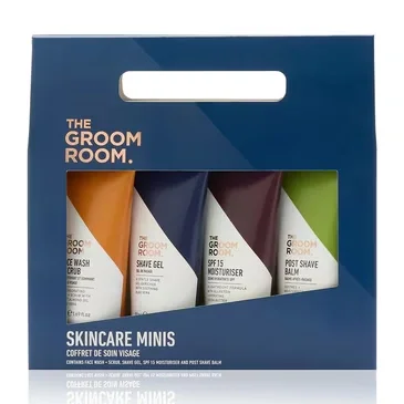 Dirty Works Men's Groom Room Mini Skin Care Set - Travel Kit