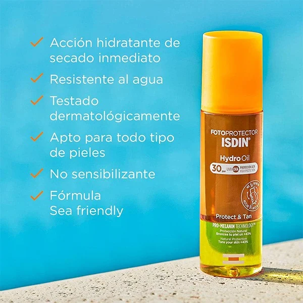 Isdin Hydro Oil Sonnencreme SPF 30, 200 ml