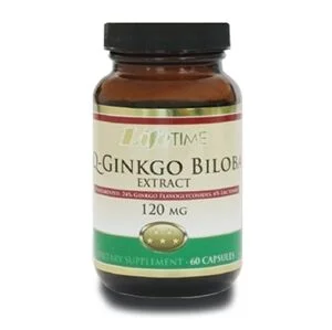 Lifetime Q Ginkgo Biloba 120mg, 60 Capsules for Brain Health