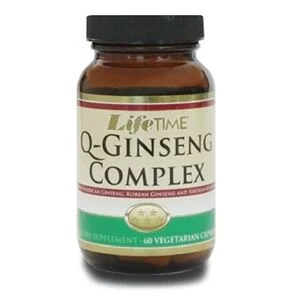 Lifetime Q-ginseng Complex Veggie Capsules 60 capsules