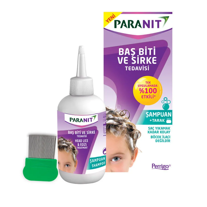 Paranit Head Lice And Vinegar Treatment Shampoo&amp;comb 100 ml