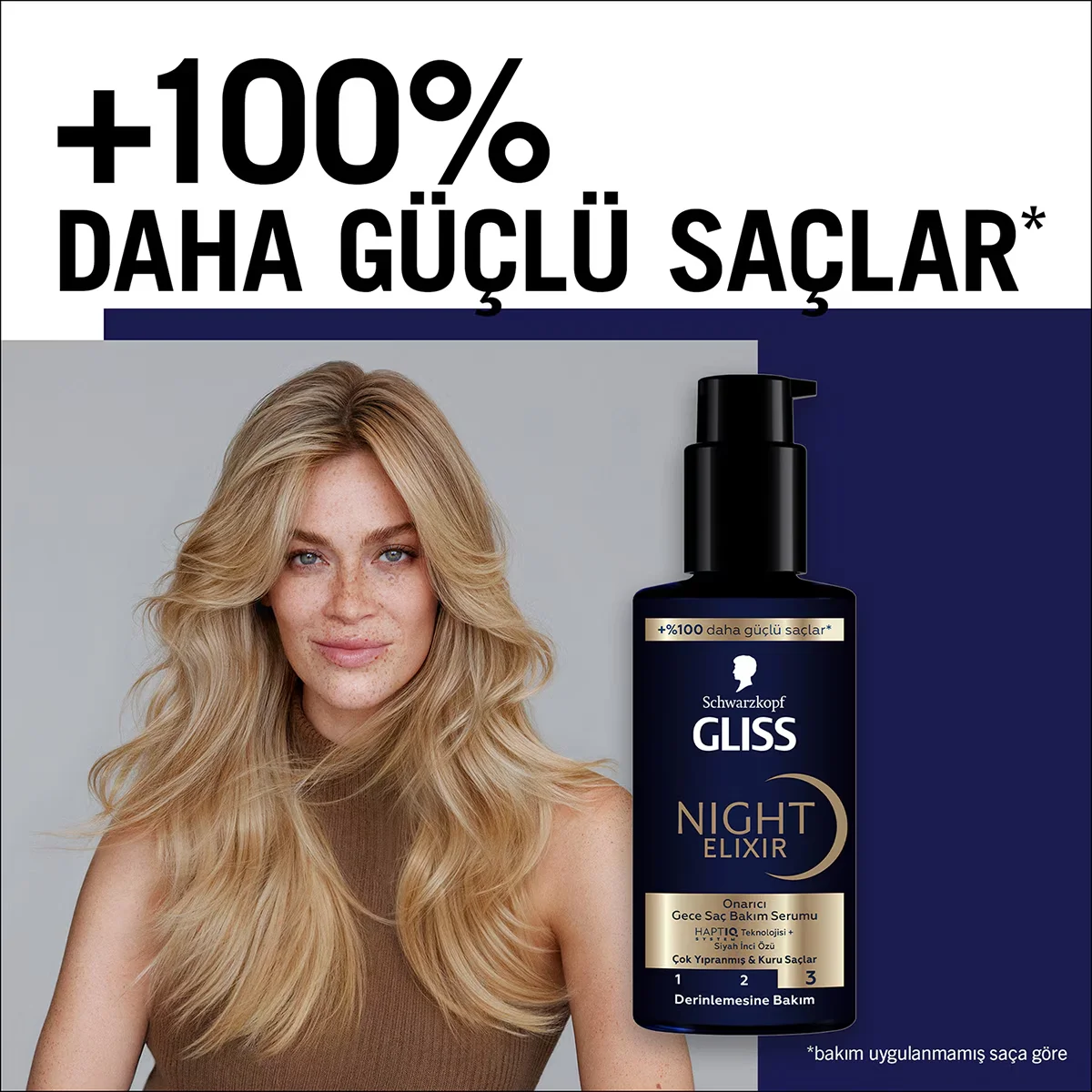 Глисс Найт Эликсир Ремонтирующая Ночная Сыворотка для Волос 100 мл от Gliss Kur