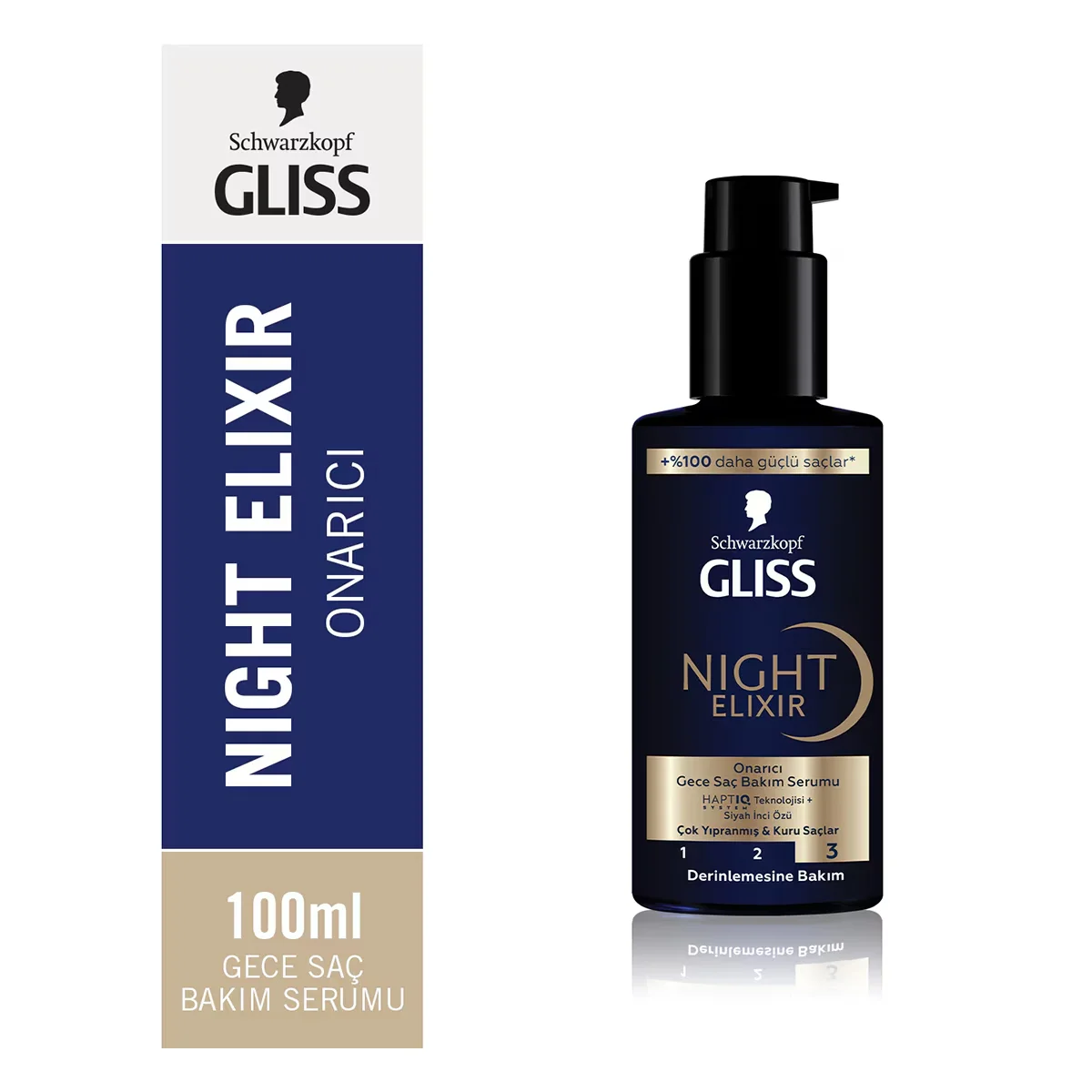 Gliss Night Elixir Repairing Night Hair Care Serum 100 ml