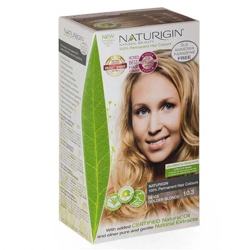 Naturigin Organic Hair Dye 10.3 golden Blonde