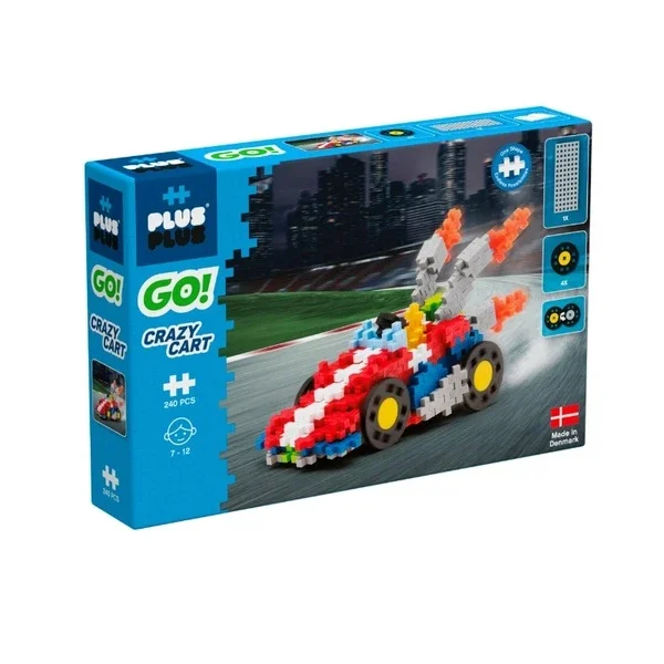 Plus Plus Go Crazy Cart - Crazy Cars 240 pcs