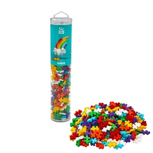 Plus Plus Rainbow Mix 240 pcs (tube)