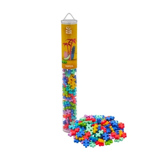 Plus Plus Tropical Mix 100 pcs (tube)