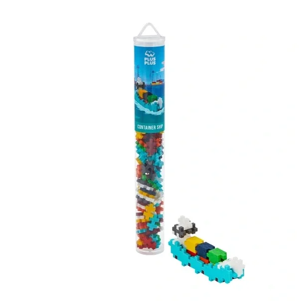 Plus Plus Cargo Ship 100 pcs (tube)