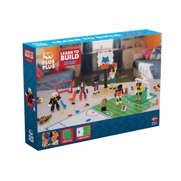 Plus Plus I Learn To Build Sports 600 pcs