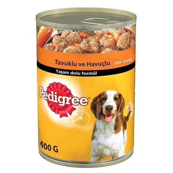 Pedigree Canned Chicken And Carrot Dog Food 400 gr