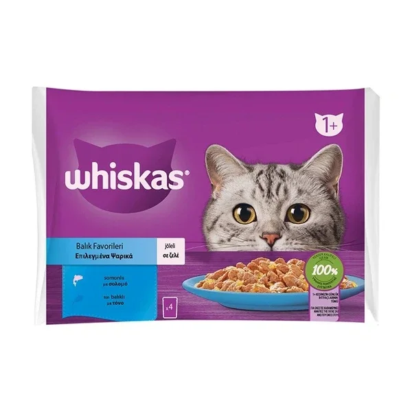 Whiskas Fish Favorites Bag Wet Food 340 gr