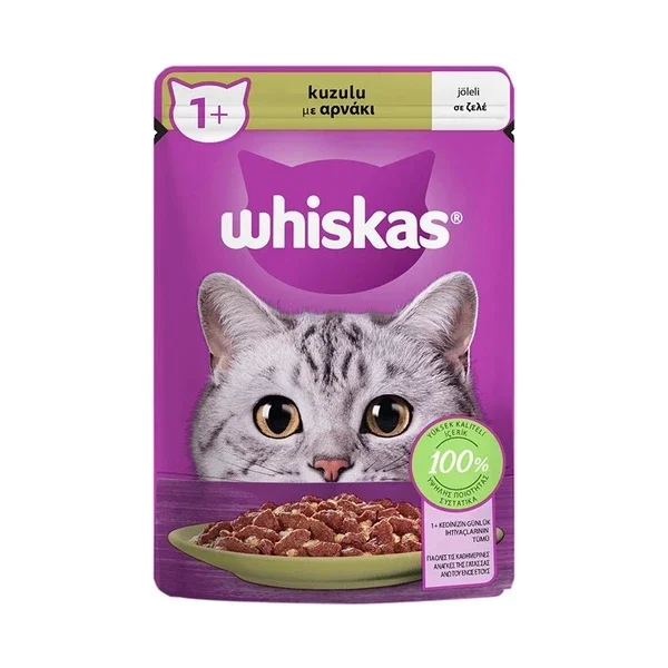 Whiskas Lamb Bag Wet Food 85 gr