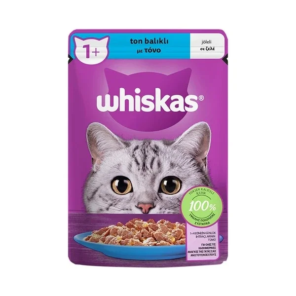 Whiskas Tuna Fish Bag Wet Food 85 gr