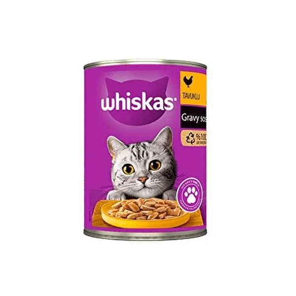 Whiskas Canned Chicken Cat Wet Food 400 gr