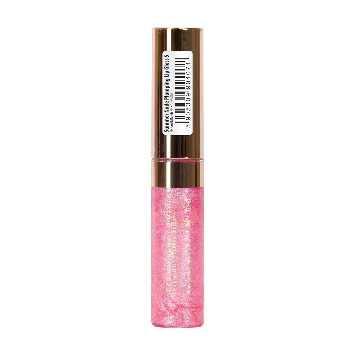 Lovely Summer Nude Plumping Lip Gloss - Ultra Shiny, Full Lips