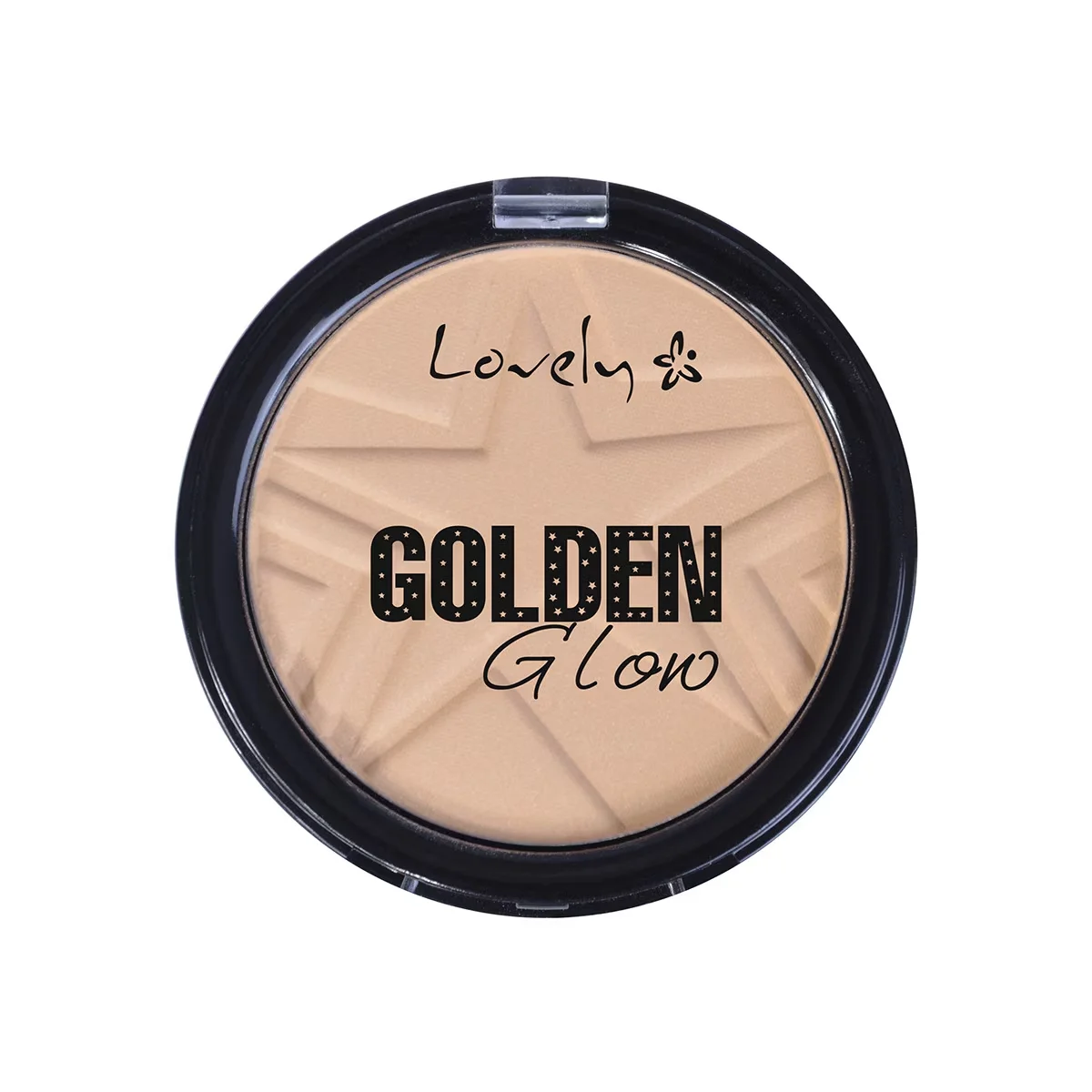 Lovely Golden Glow Makeup Powder - Highlighter, Bronzer, Mattifier