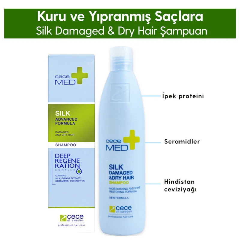 Cecemed Shampoo For Dry, Damaged And Dyed Hair 300 ml