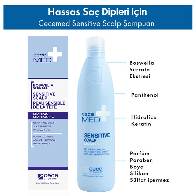Cecemed Sensitive Scalp Shampoo 300 ml