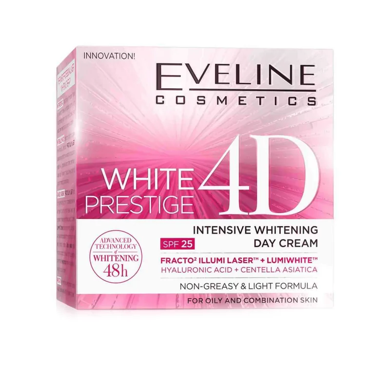 Eveline White Prestige 4D Day Brightening and Renewing Cream - 50 ml