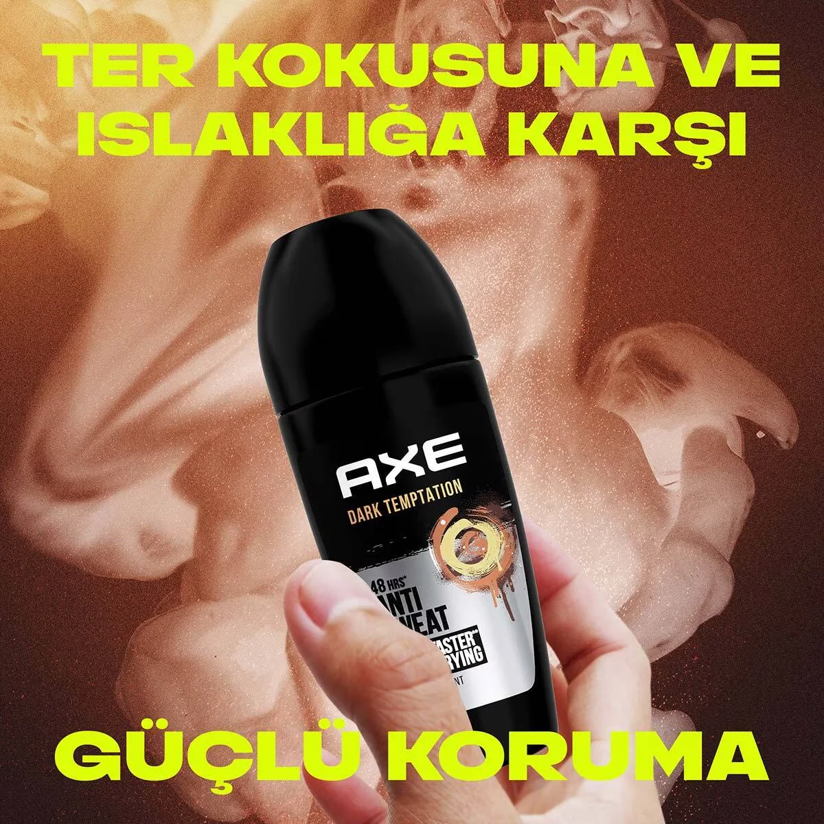 Axe Men's Roll On Deodorant Dark Temptation 48 Hours Impressive Fragrance 50 ml
