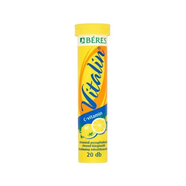 Beres Vitamin C Sugar Free 20 effervescent Tablets