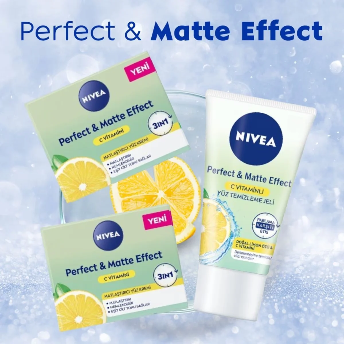 Гель для умывания Nivea Matte C с витамином C 50 мл