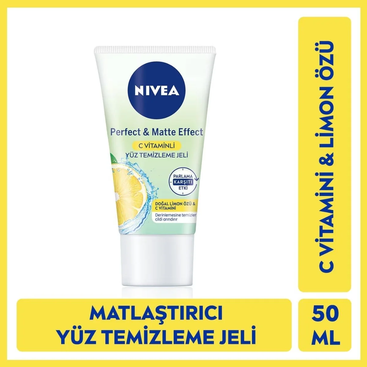 Nivea Matte C Vitamin Facial Cleansing Gel 50 ml