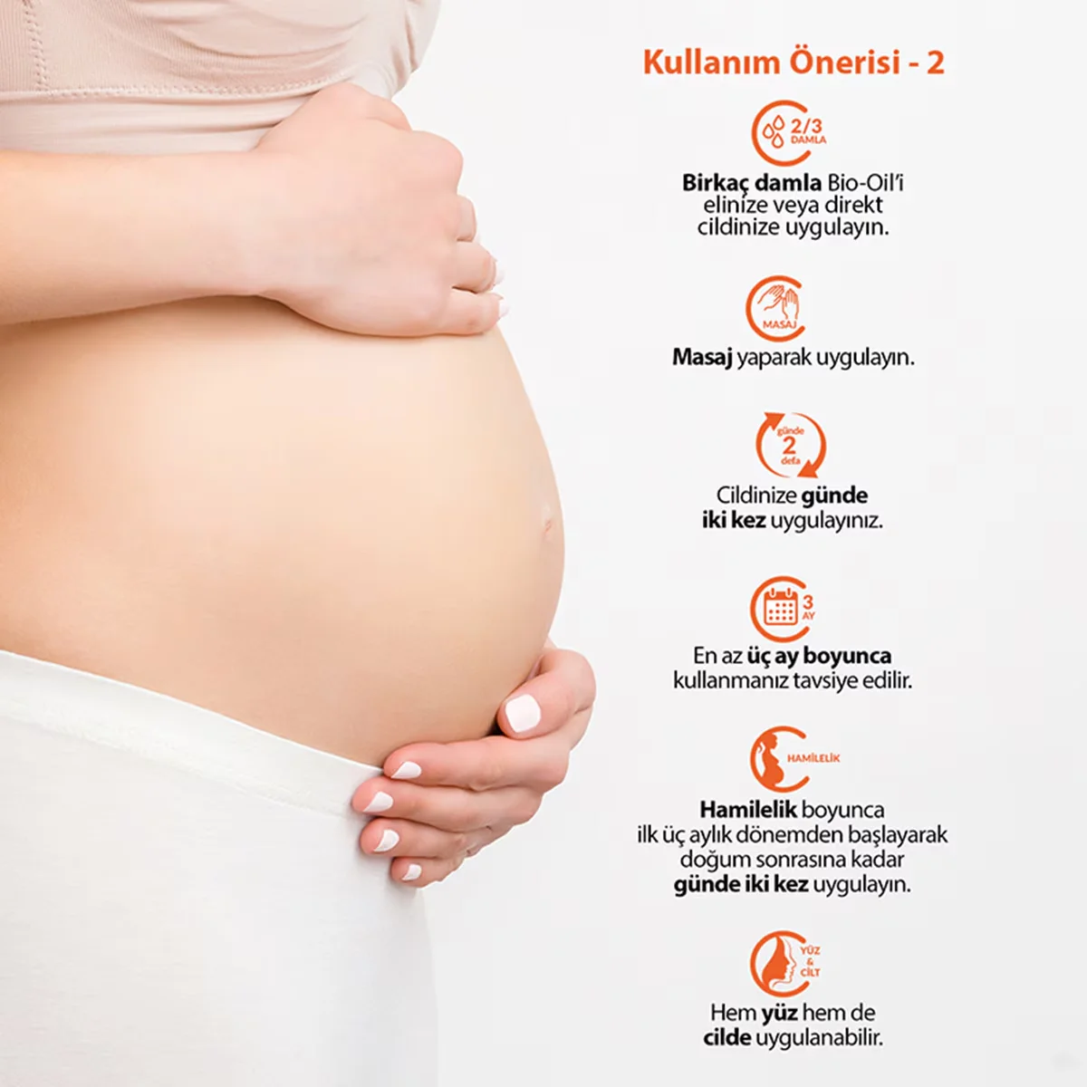 Bio-Öl 125ml Hautpflegeöl für Dehnungsstreifen und Hautunreinheiten