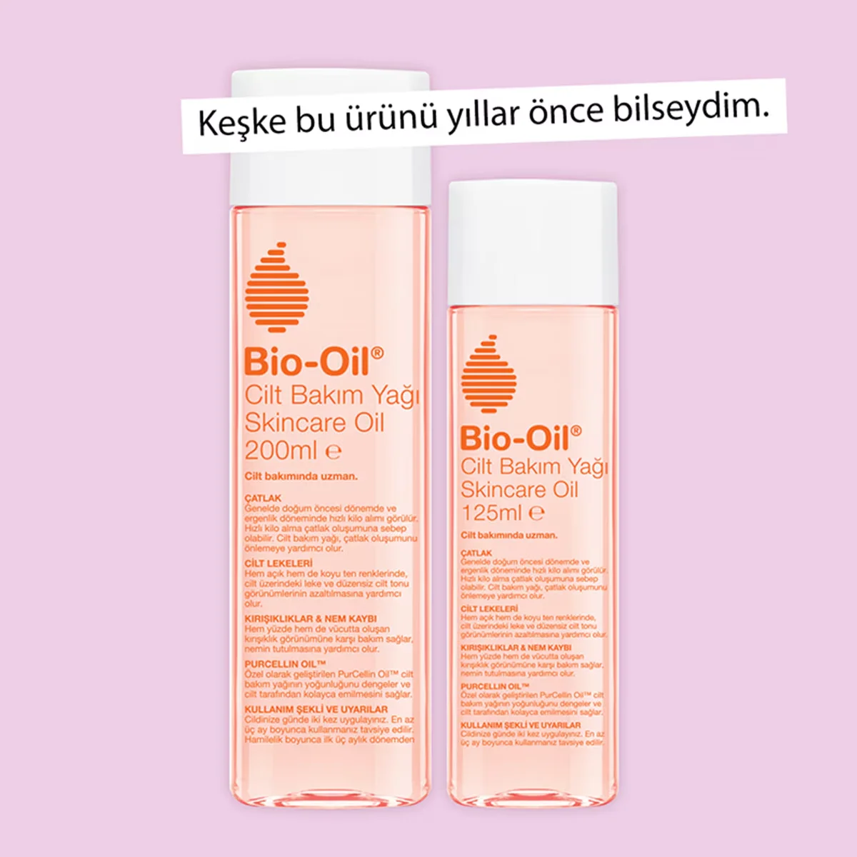 Bio-Öl 125ml Hautpflegeöl für Dehnungsstreifen und Hautunreinheiten
